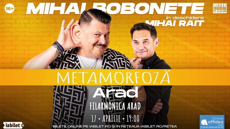 Stand-up Comedy cu Mihai Bobonete in Arad 2026