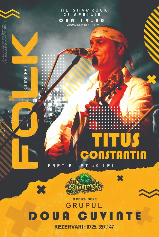 PLOIESTI – TITUS CONSTANTIN Folk la ShamRock