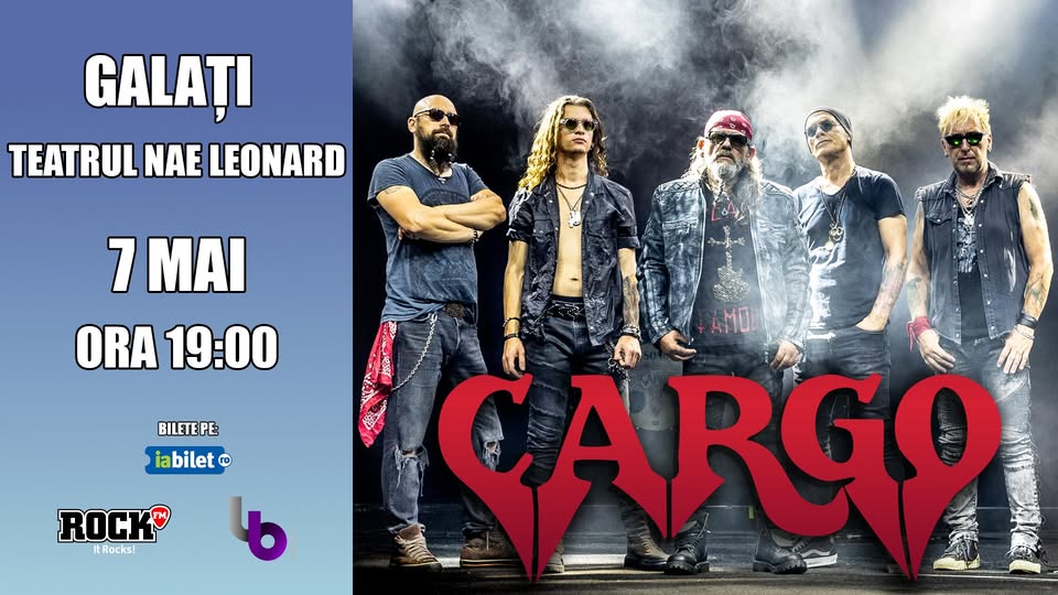 SOLD OUT 𝐂𝐀𝐑𝐆𝐎 live la Teatrul Național Nae Leonard Galați