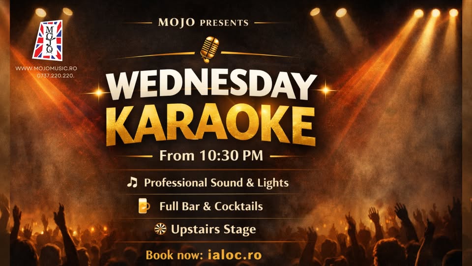 🎤 WEDNESDAY KARAOKE NIGHT AT MOJO 🎤