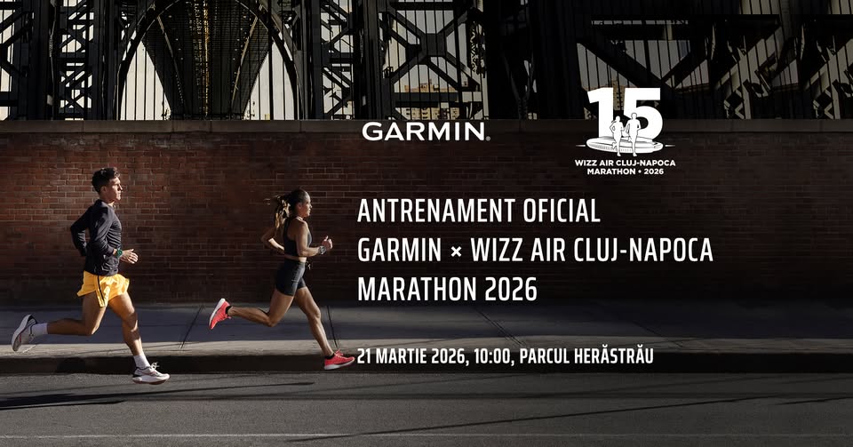Antrenament oficial București • Garmin x Wizz Air Cluj-Napoca Marathon 2026
