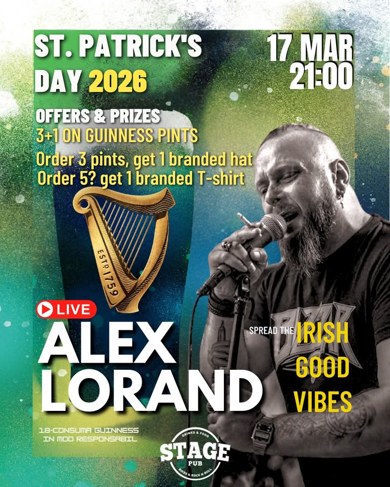 St. Patrick’s Day @ Stage Pub Timișoara🍀