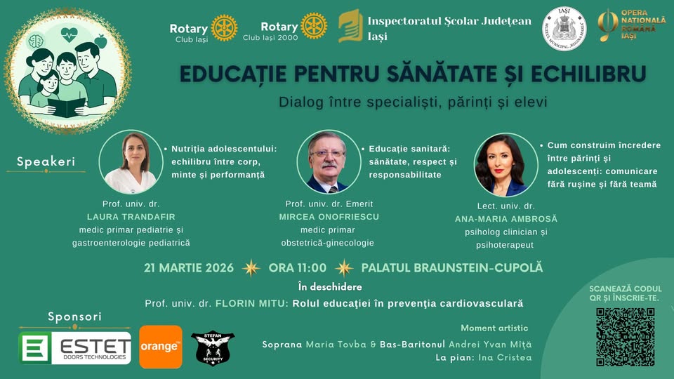 Educație pentru sănătate și echilibru