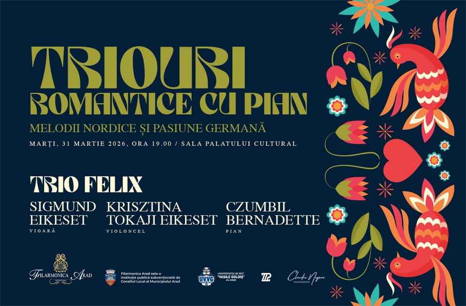 Triouri romantice cu pian – Melodii nordice și pasiune germană