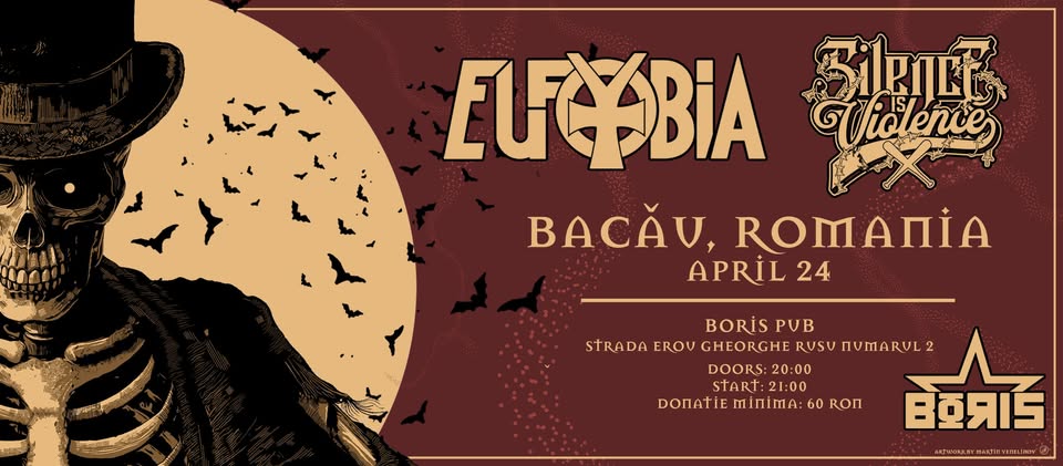 EUFOBIA & SILENCE IS VIOLENCE live at Berăria Valhalla in BACAU