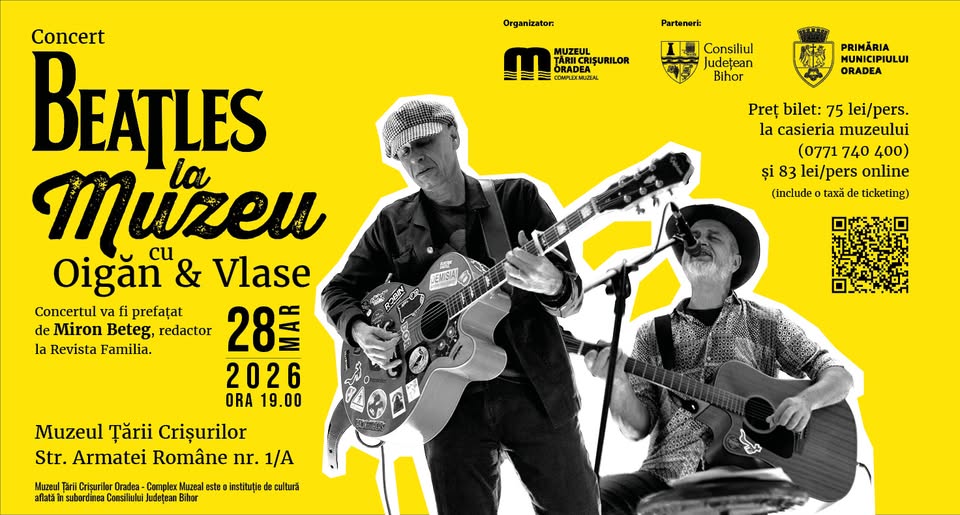 CONCERT BEATLES LA MUZEU – CU OIGĂN ȘI VLASE