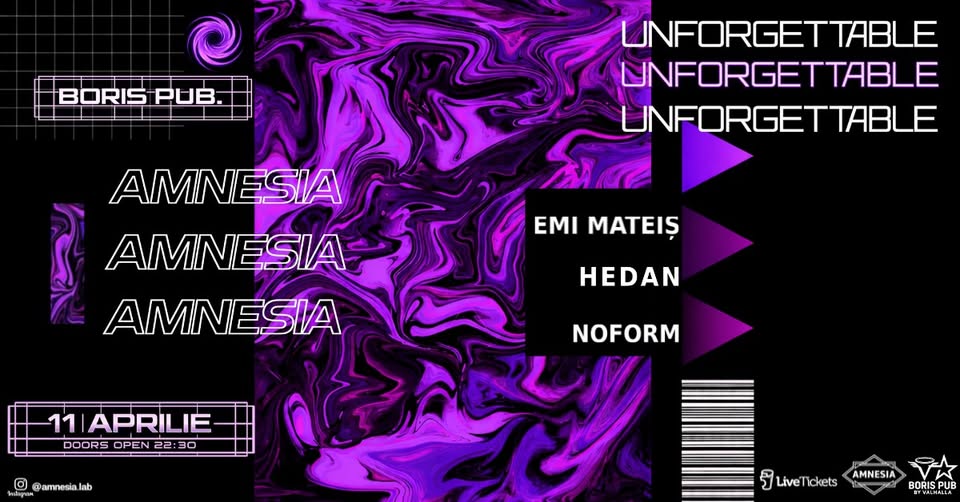 UNFORGETTABLE AMNESIA