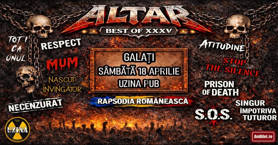 ALTAR XXXV BEST OF TOUR_GALAȚI_UZINA PUB
