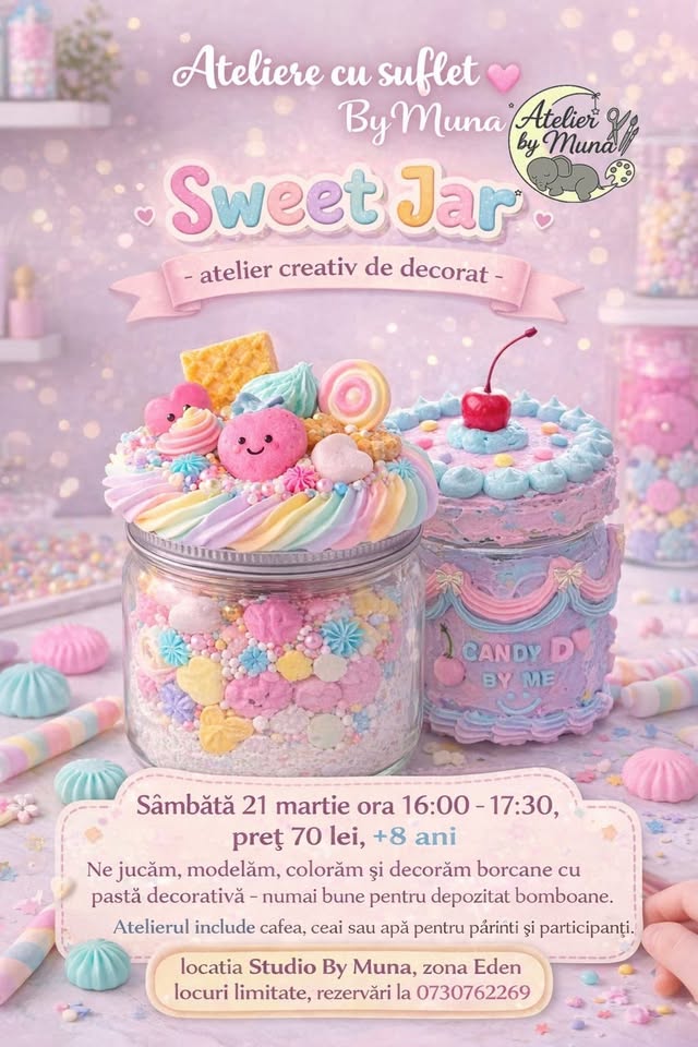 Sweet Jar – Atelier creativ de decorat