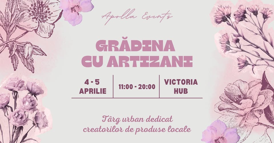 Grădina cu Artizani – 4-5 aprilie @ Calea Victoriei