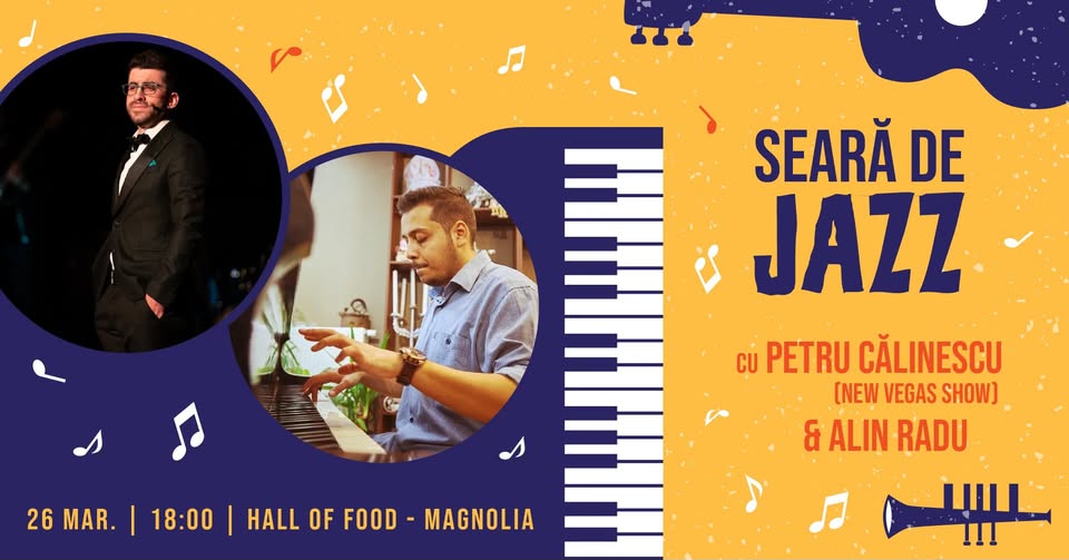 Seară de jazz cu Petru Călinescu & Alin Radu
