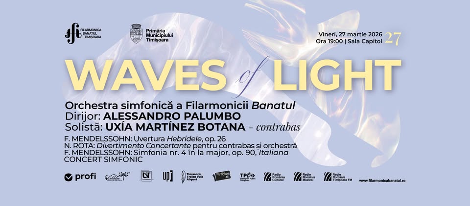 WAVES OF LIGHT | Dirijor: Alessandro Palumbo, solist: Dominik Wagner – contrabas