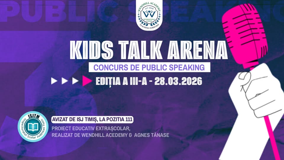 KIDS TALK ARENA – Concurs de Public Speaking