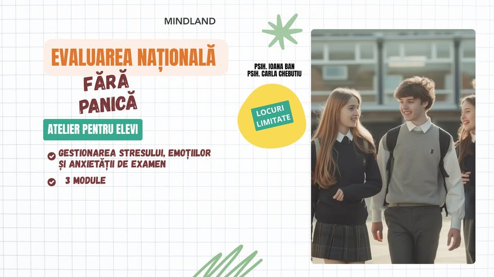 Evaluarea națională fără panică