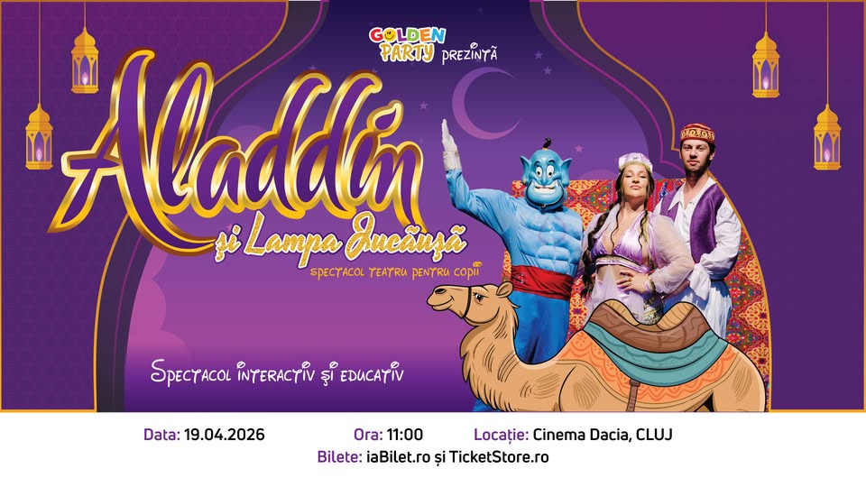 ALADIN ȘI LAMPA JUCĂUȘĂ – Cluj Napoca