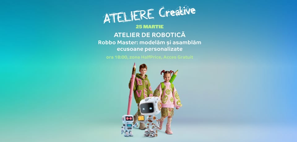 Atelier de Robotică la Mall Moldova – 25 martie 2026