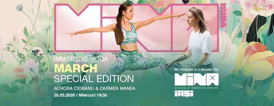 Yoga la MINA Museum – Immersive Yoga: March special edition
