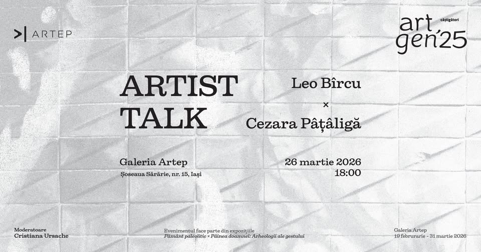 ART GEN ’25 Artist Talk: Leo Bîrcu & Cezara Pâțâligă