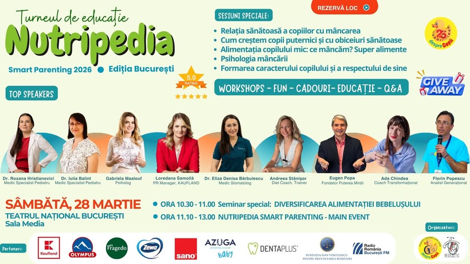 Nutripedia Smart Parenting – București 2026