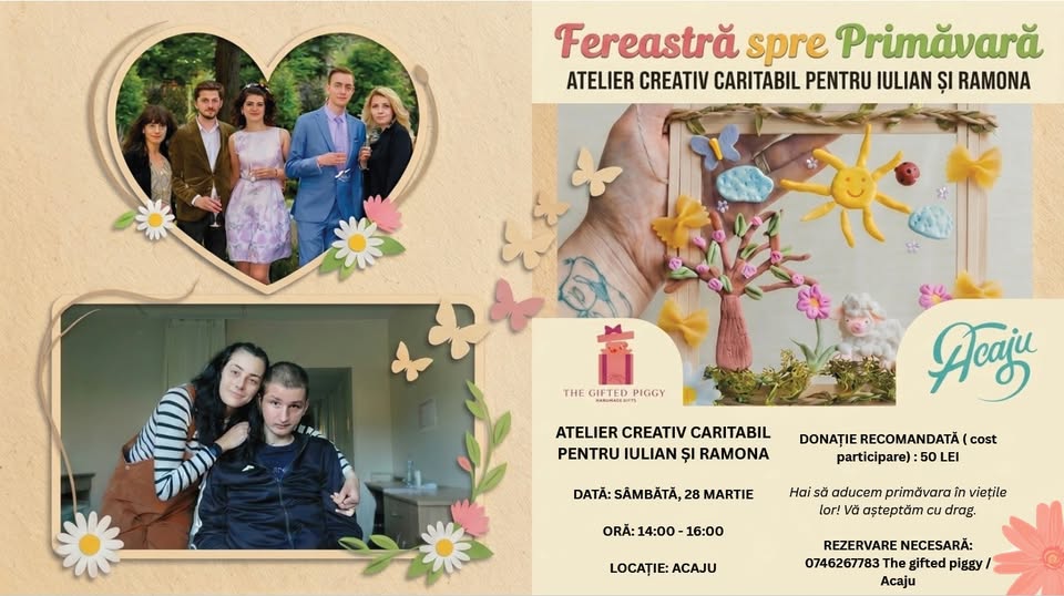 Atelier Creativ Caritabil: Fereastră către primavară