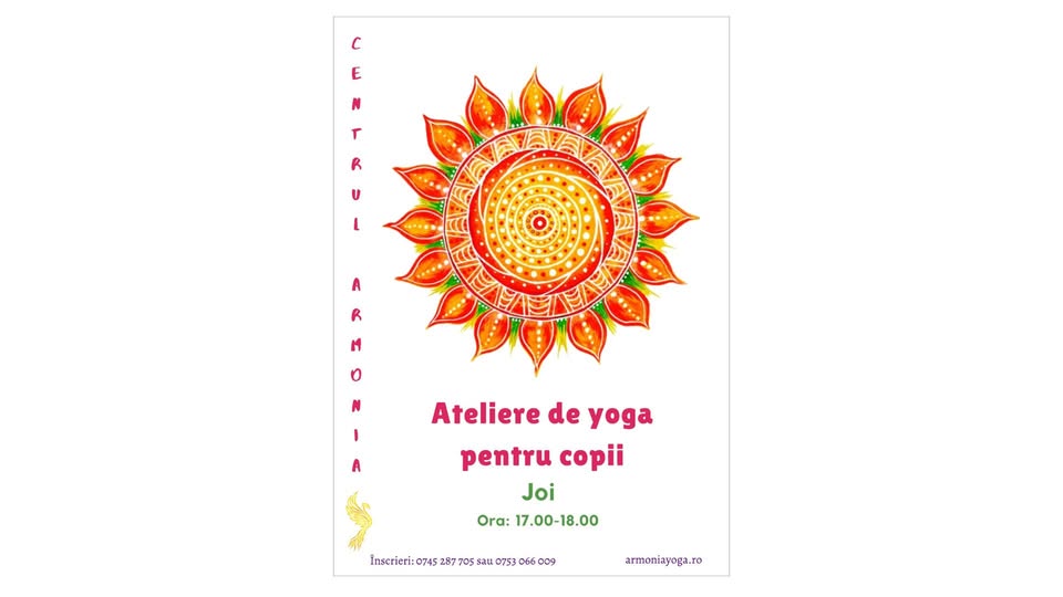 Ateliere de yoga pentru copii