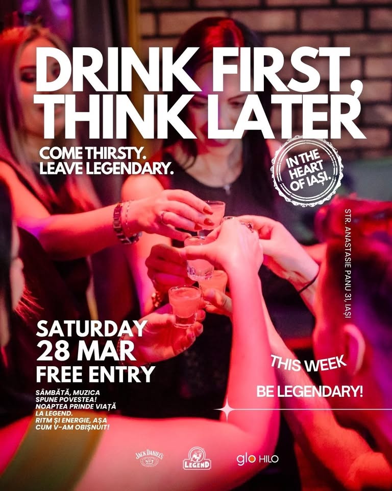 DRINK FIRST, THINK LATER