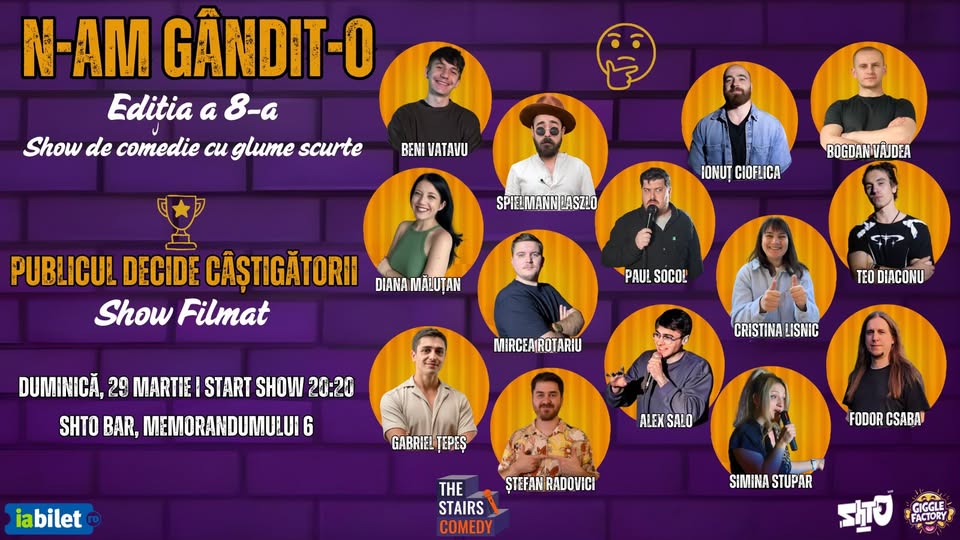 N-am Gândit-o! | Publicul Decide Câștigătorii | Stand-up Comedy Show