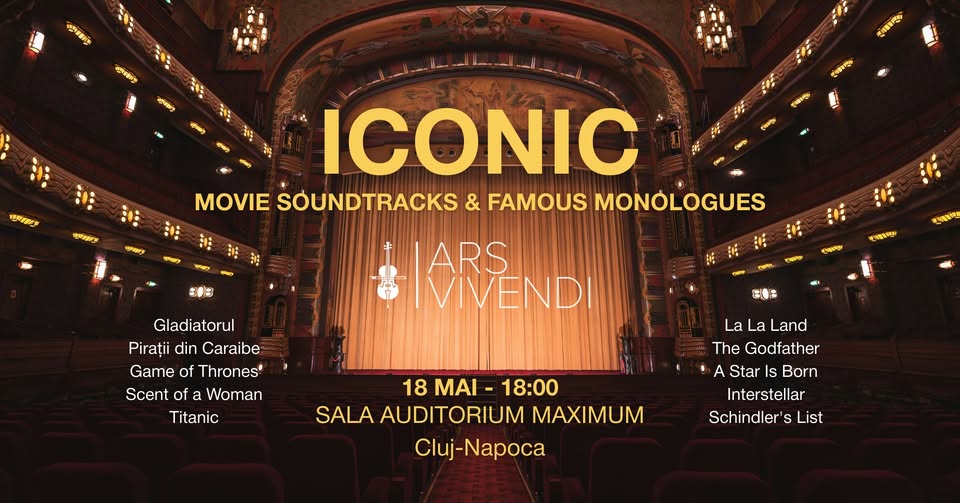 Iconic Movie Soundtracks & Famous Monologues, Cluj-Napoca