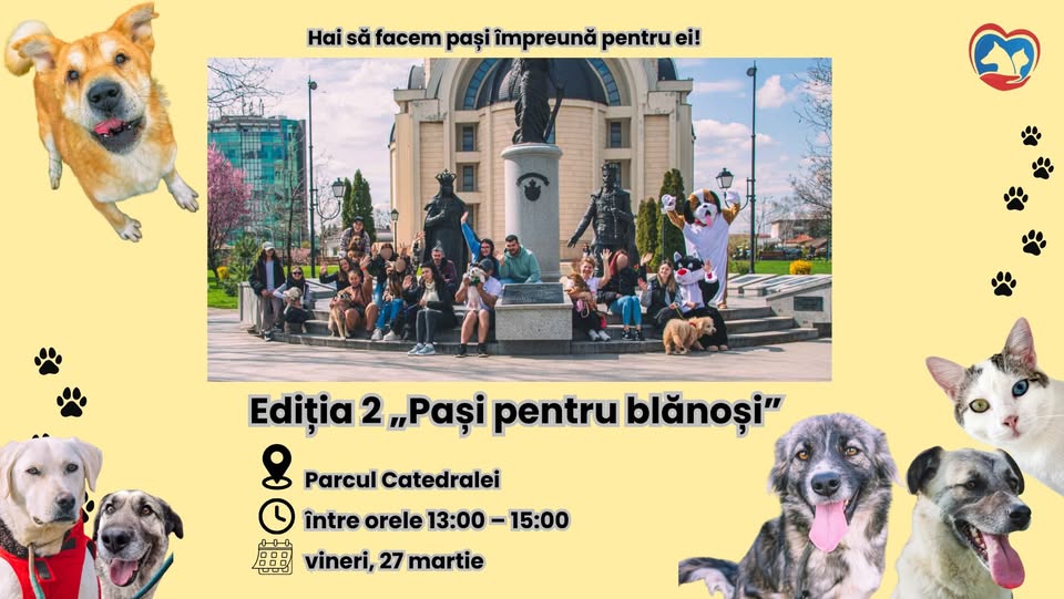 🐾 Ediția a 2-a – „Pași pentru blănoși” 🐾