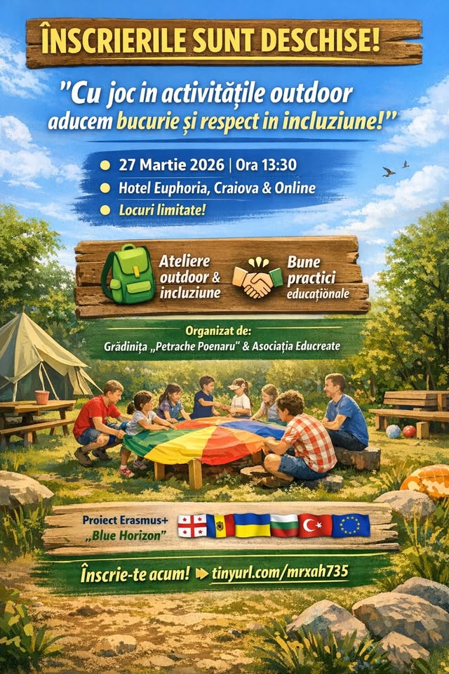 Conferinta internationala Cu joc in activitatile outdoor
