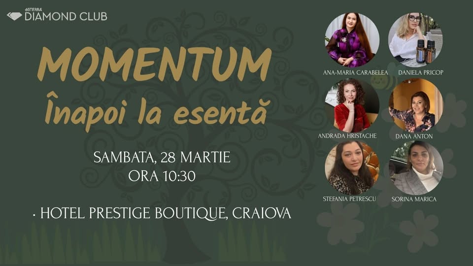 MOMENTUM – Inapoi la esenta | Craiova