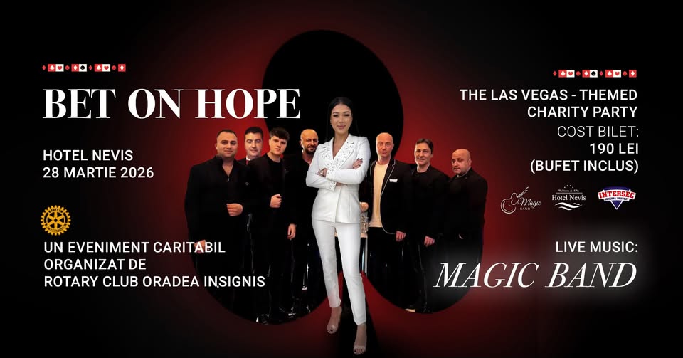 BET ON HOPE – Eveniment Caritabil
