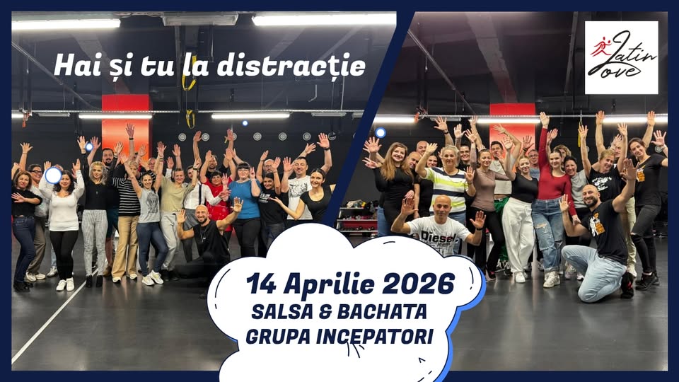 Salsa & Bachata 🥳 Grupă Începători 💃🕺