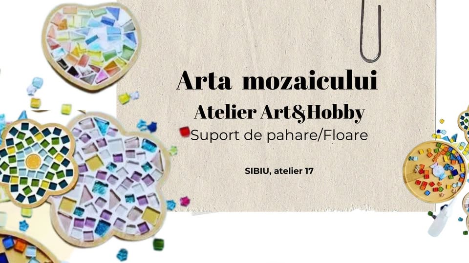 Atelier Art&Hobby – Suport de pahare/Floare