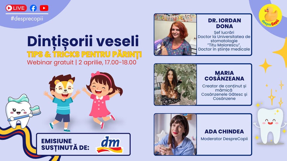 DINȚIȘORII VESELI: 🦷 Tips & tricks pentru părinți