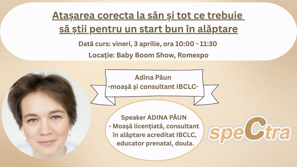Curs de alăptare cu Adina Păun