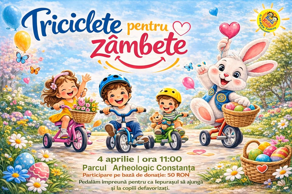 Triciclete pentru zâmbete