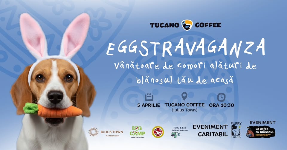EGGSTRAVAGANZA- Egg Hunt – La Cafea cu Blănosul