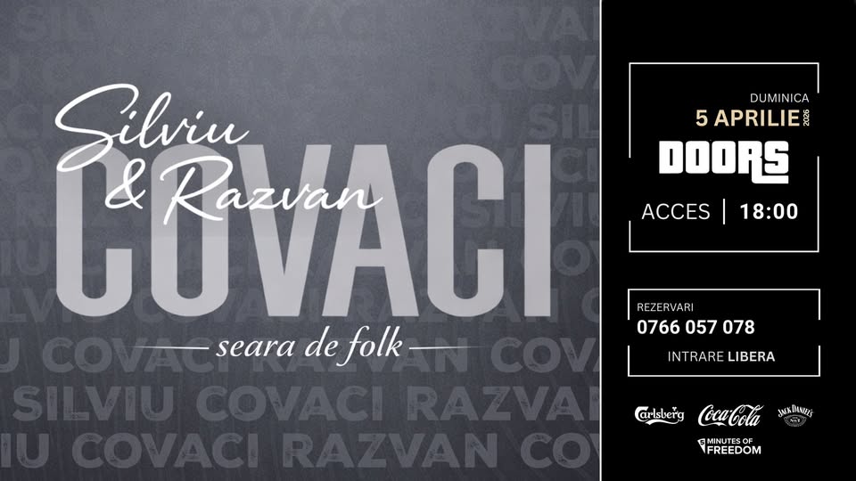 Seară de folk-Silviu & Razvan Covaci @Doors