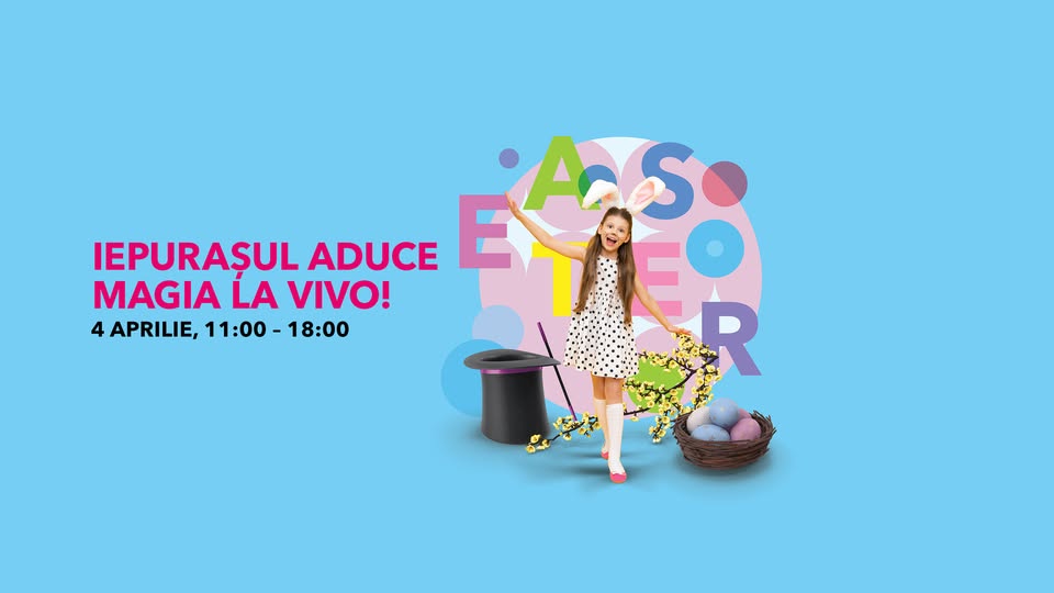 Iepurașul aduce magia la VIVO!