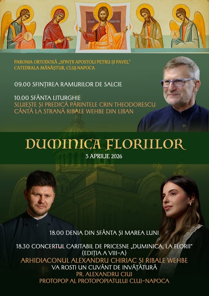 Concertul caritabil „Duminica, la Florii”