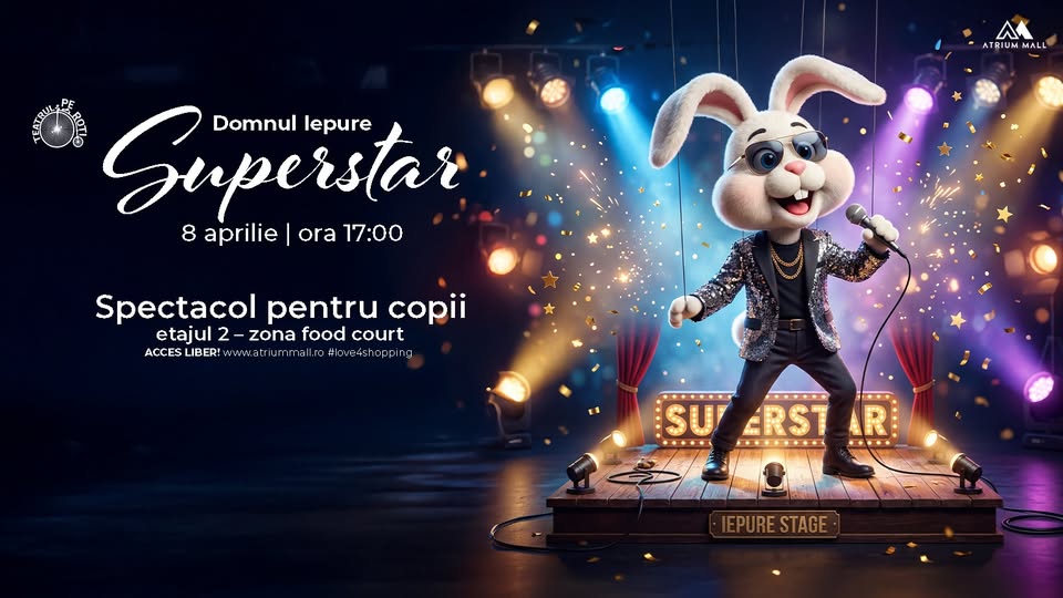 Spectacol de teatru – Domnul Iepure Superstar