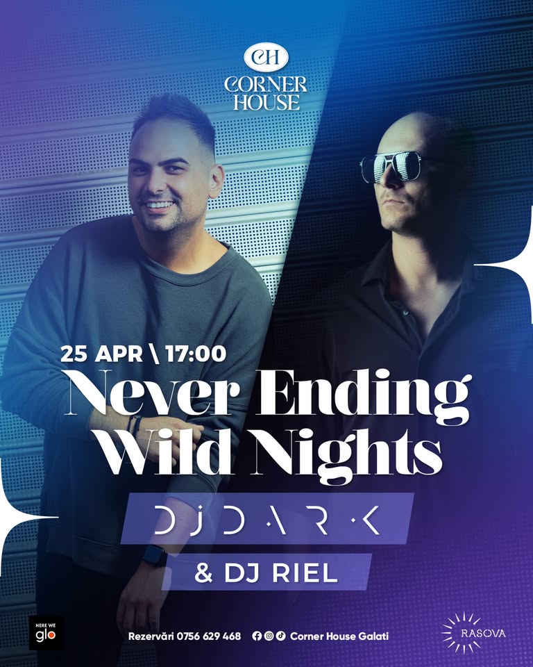 Never Ending Wild Nights – Dj Dark & Dj Riel@Corner House