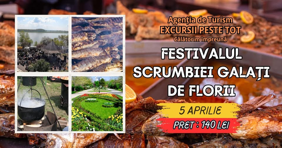 🐟🔥 Festivalul Scrumbiei Galați, de Florii 🔥🐟