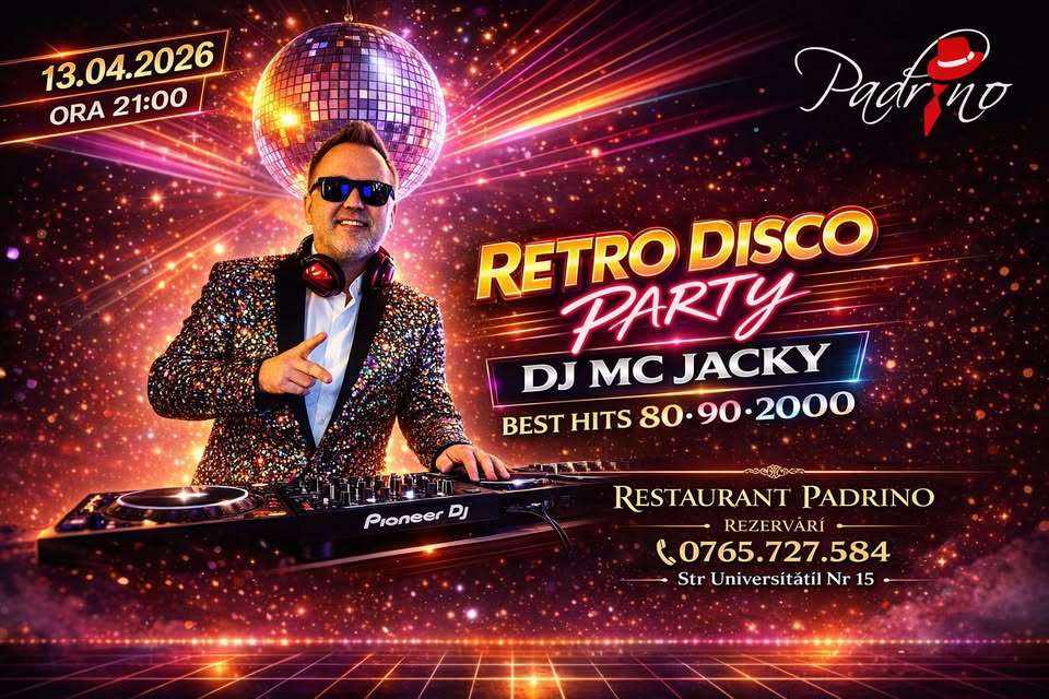 RETRO DISCO PARTY CU DJ MC JACKY