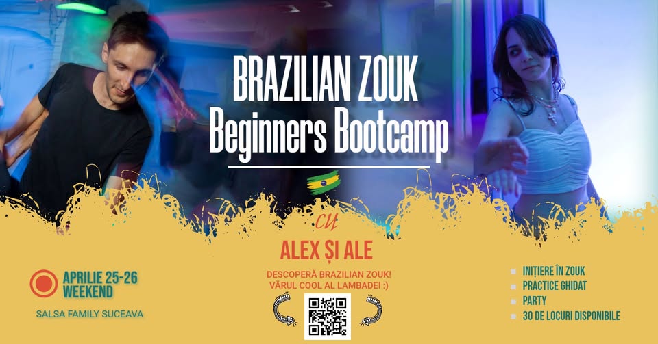 Brazilian Zouk Beginner’s Bootcamp