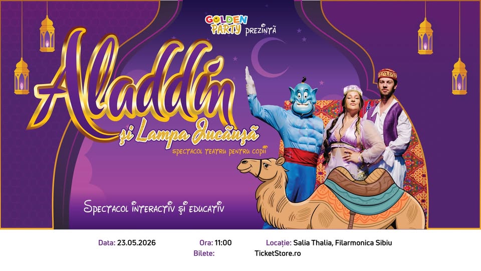 ALADIN ȘI LAMPA JUCĂUȘĂ – Sibiu