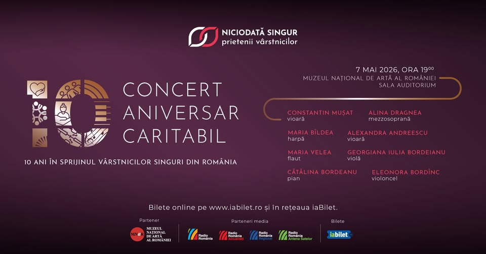 De 10 ani Împreună – Concert Aniversar Caritabil