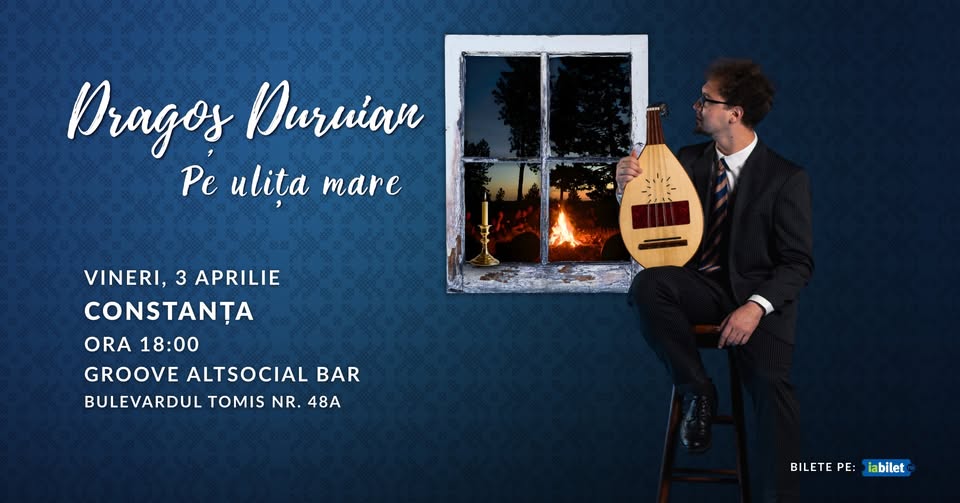 Constanța: Pe ulița mare – Concert cobză | Dragoș Duruian