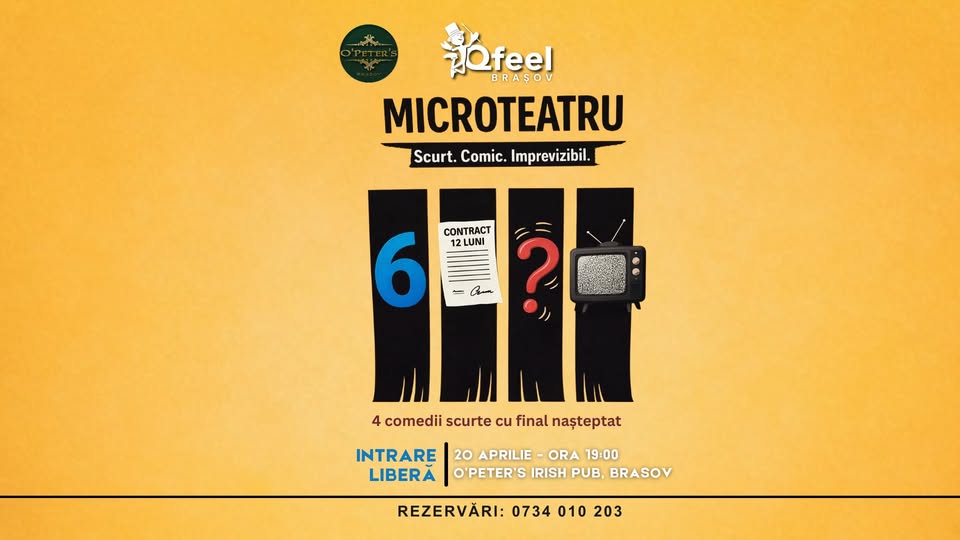 microteatru – by Qfeel BraČov @ O’Peter’s Irish Pub